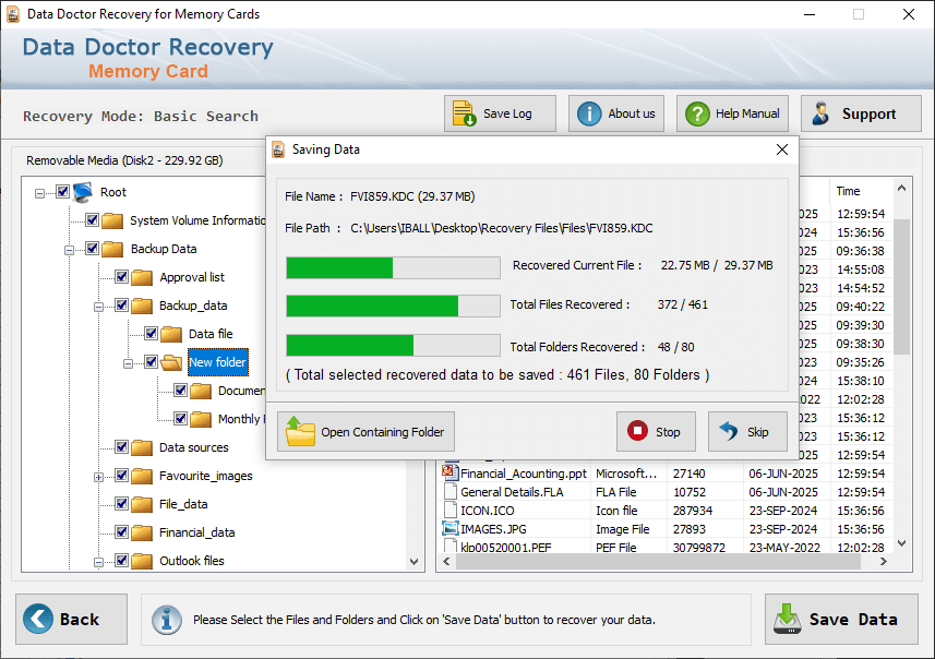 Select Recover Data