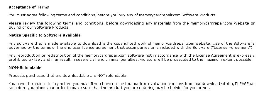 Terms and Conditions